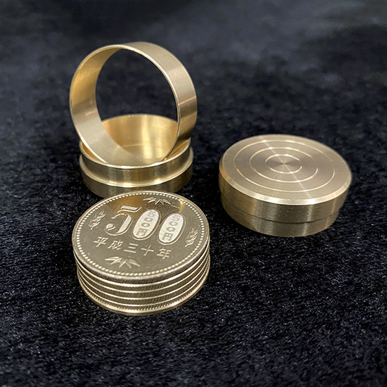 铜制金钱飞渡(500日元版本) Dynamic Coins (Japan 500 Yen)