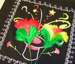 手帕生双花 Flowers from Scarf - Feather