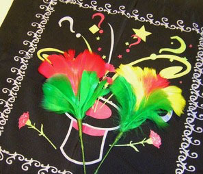 手帕生双花 Flowers from Scarf - Feather