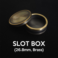 带槽奥吉托钱盒(500日币版本) Slot Box (26.8mm, Brass)