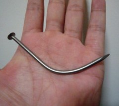 新款意念变弯钢钉(记忆金属) Super Nail Bend