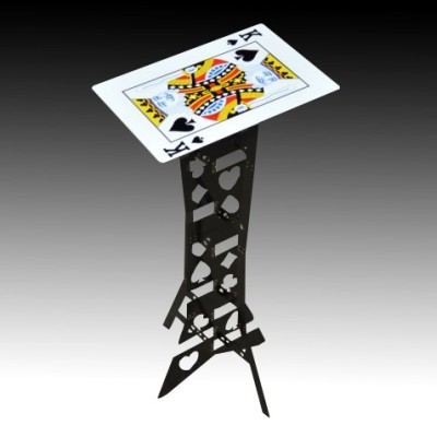 铝合金折叠魔术桌(黑色,扑克桌面) Folding Table - Card Desktop (Aluminium, 4 Colors)