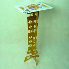 铝合金折叠魔术桌(金色,扑克桌面) Folding Table - Card Desktop (Aluminium, Gold)