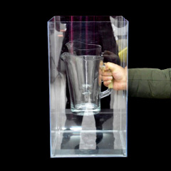 爆破杯子专用--有机玻璃罩子(开凹槽型)大号 Plexiglas Isolation Chamber for Self Explosion Glass - Large