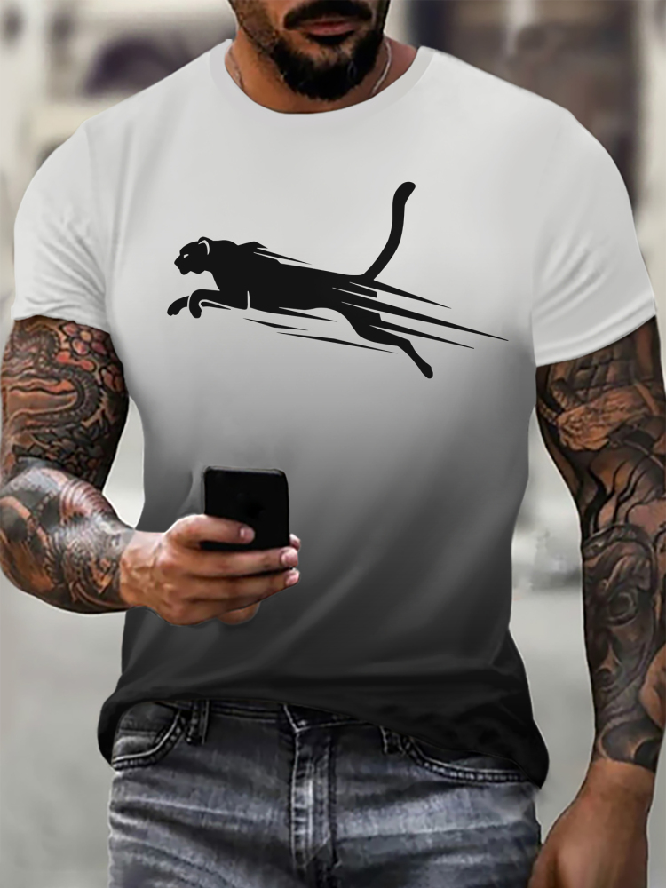 Men's PUM1 Soft Sports T-shirt Quick Dry Breathable Fitness T-shirt Sportswear