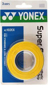 YONEX Super Grap Grip(3 wraps)-Yellow (AC102-3EX)