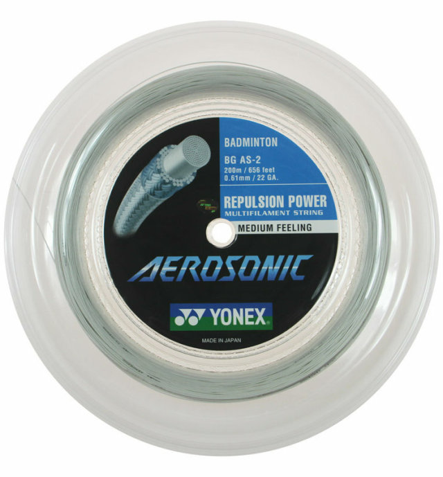 YONEX STRING BG AeroSonic (200m Coil)(or 24 individual 10m packs)