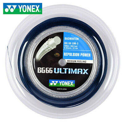 YONEX STRING BG66Ultimax Pearl/Navy  (200m Coil)(or 24pcs 10m individual packs)