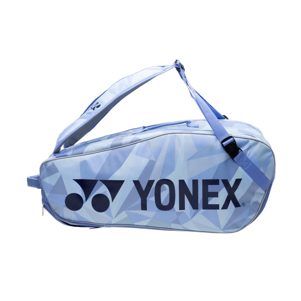 YONEX  9826 LX Pro Badminton Tennis Racket Bag Clear Blue (6pcs)