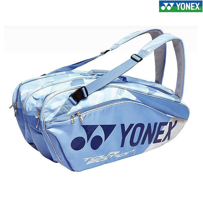 YONEX  9826 LX Pro Badminton Tennis Racket Bag Clear Blue (6pcs)