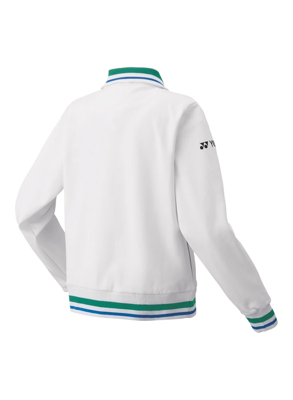 YONEX 75TH Elite Women's Warm-Up Jacket 57064AEX-White Color YONEX 75TH Elite Women's Warm-Up Jacket 57064AEX-White Color