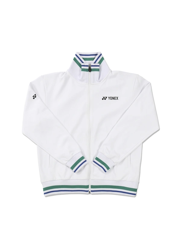 YONEX 75TH Elite Men's Warm-Up Jacket 50105AEX-White Color YONEX 75TH Elite Men's Warm-Up Jacket 50105AEX-White Color
