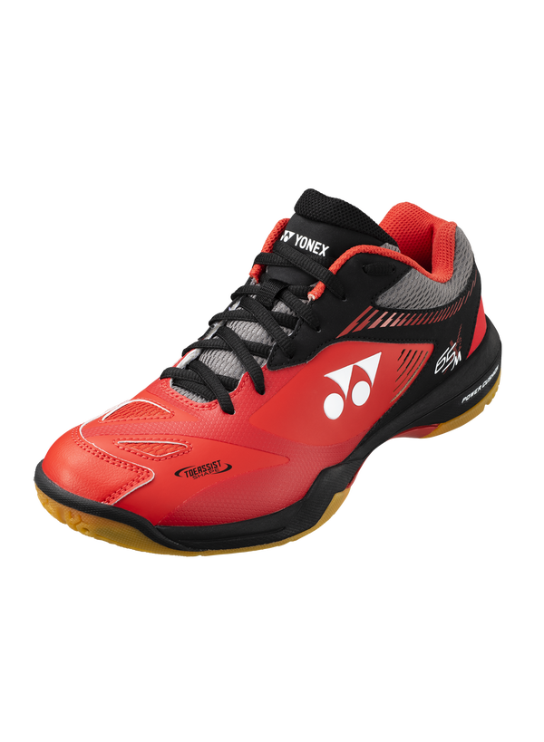 Yonex POWER CUSHION 65X2 MEN Red / Black Color Free Delivery(Clearance)
