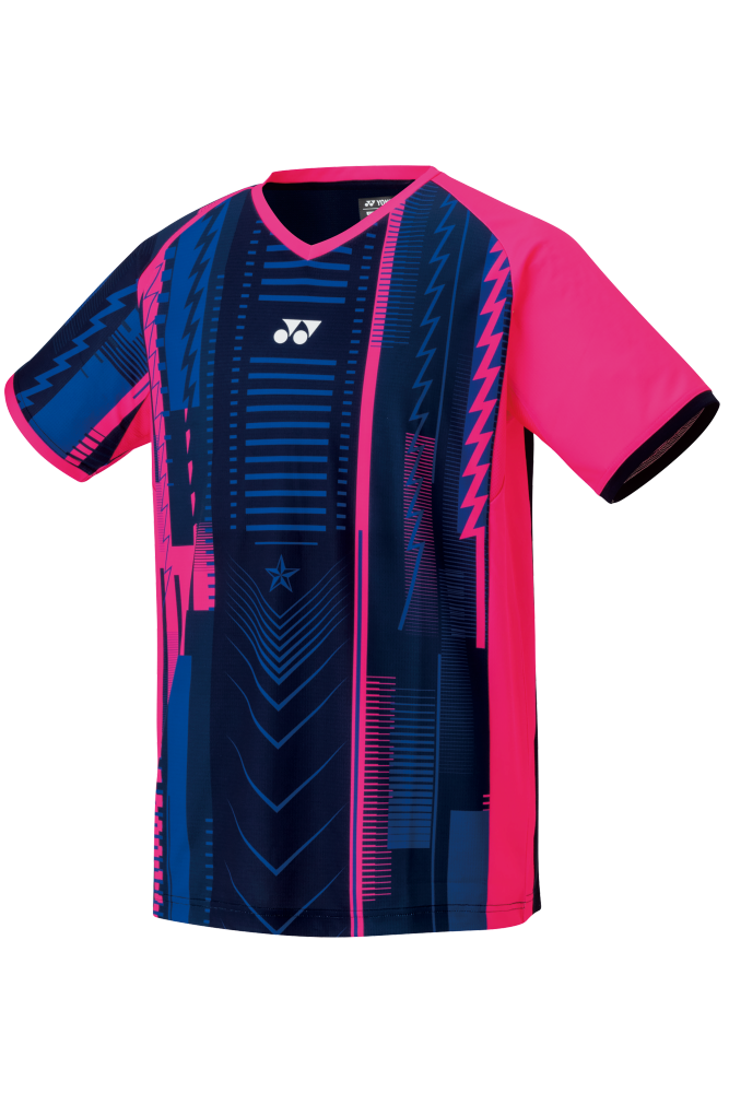 YONEX MEN’S CREW NECK SHIRT SLIM FIT Navy Blue Color 10441EX