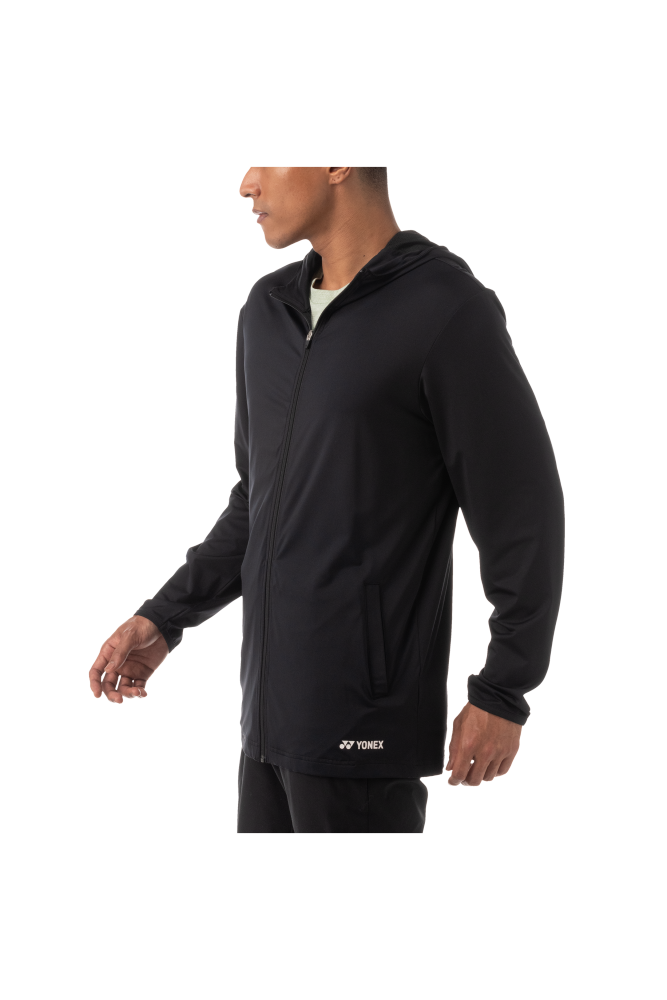 YONEX Mens Full Zip Hoodie 50116EX-Black