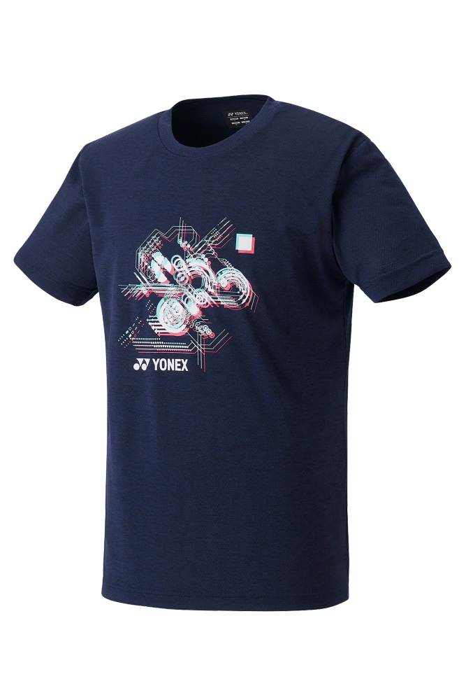 YONEX 2022 Men GRAPHIC T-SHIRT 16582EX Navy Blue