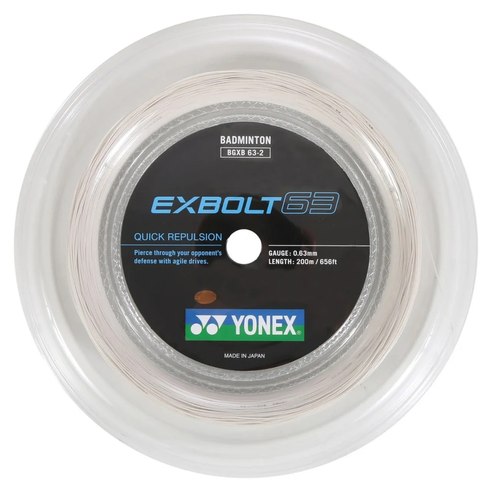 YONEX STRING Exbolt 63 White (200m coil)