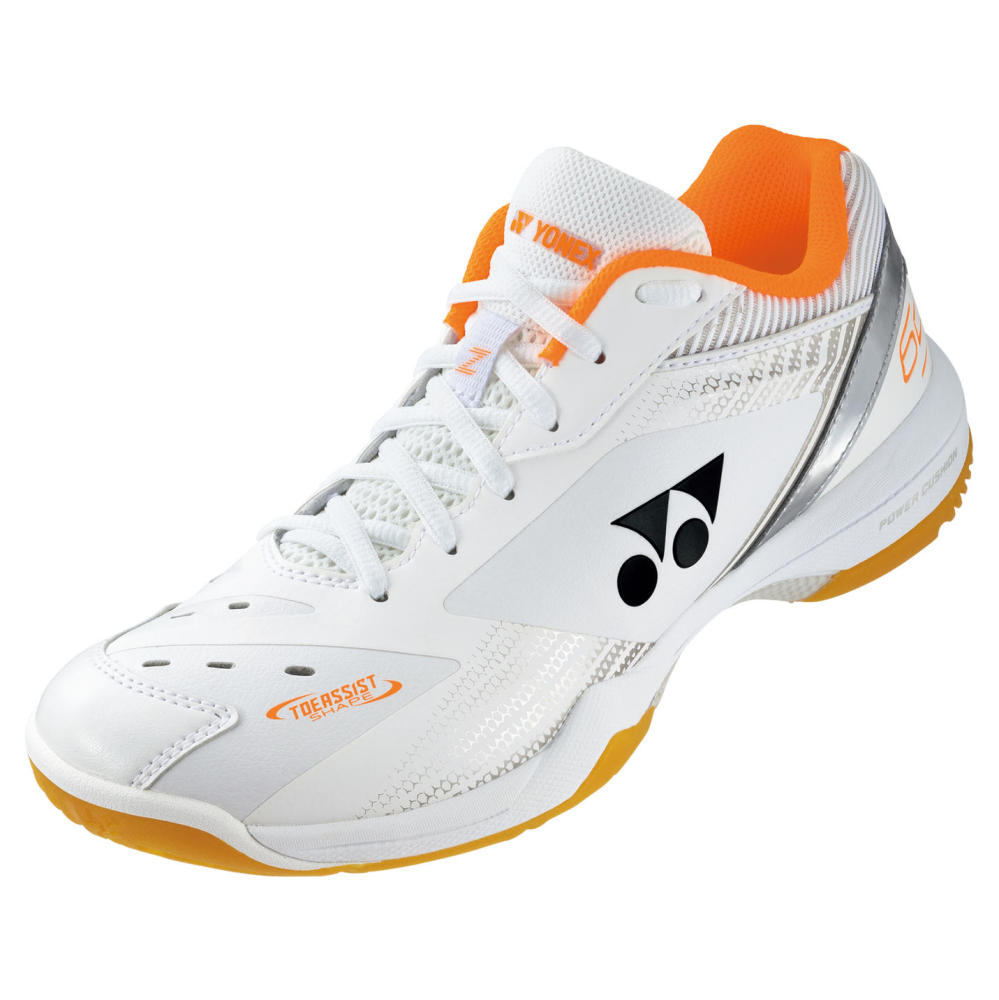YONEX 2022 POWER CUSHION 65Z3 (unisex)  White/Orange Color Wide Edition Delivery Free