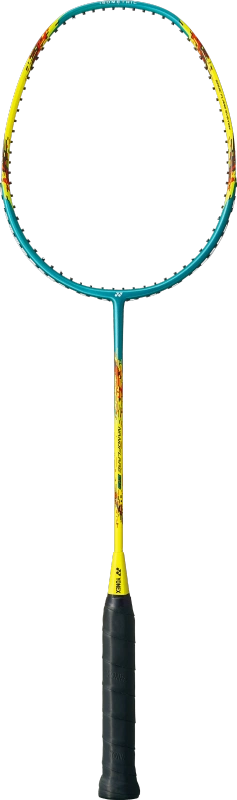 Yonex Nanoflare E13 Badminton Racquet [Turquoise/Yellow] - Strung main image 1