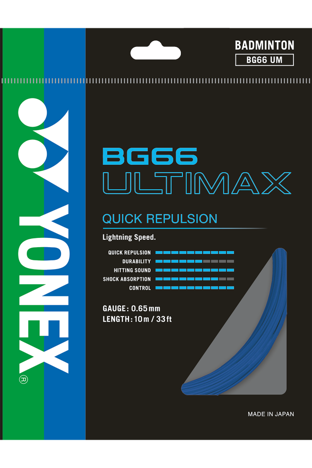 YONEX STRING BG66Ultimax Pearl Navy Color  Single Package 10M