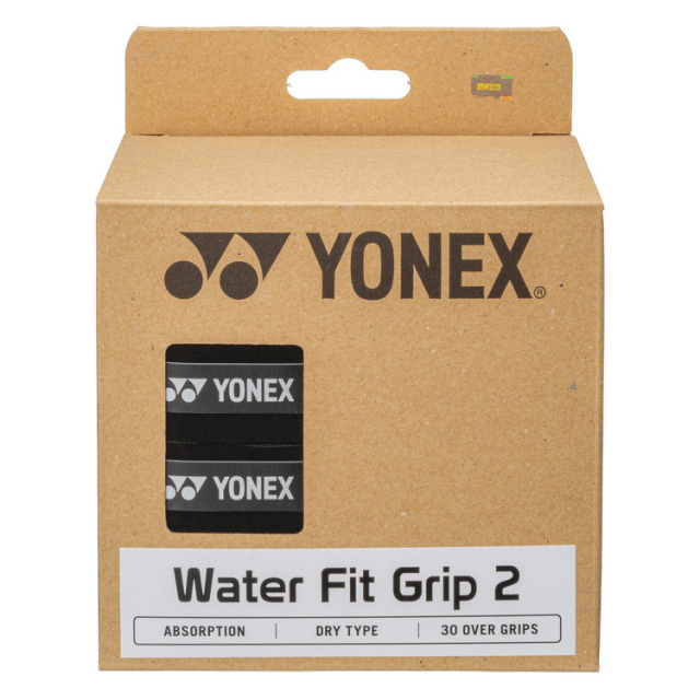 YONEX Water Fit Grip 2 (30 pieces). AC150-30 Made in Japan Black Color