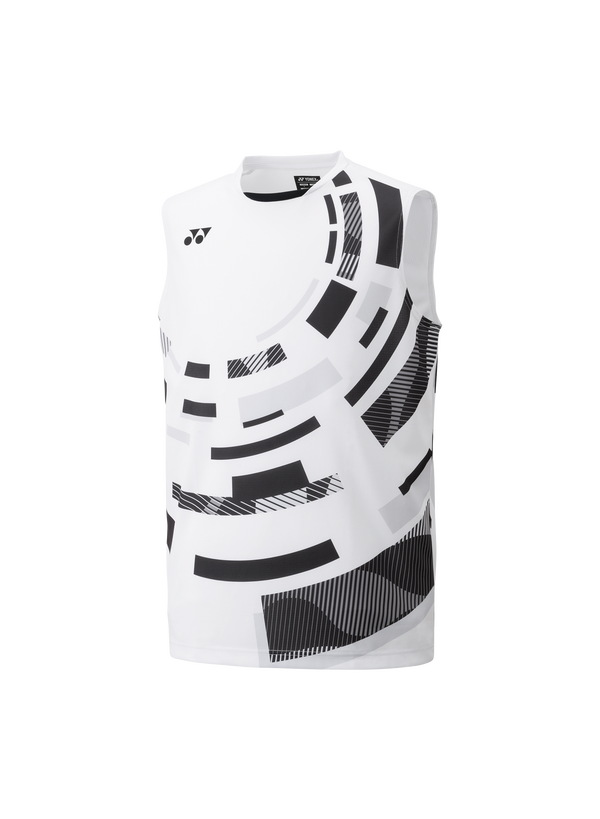 YONEX MEN’S SLEEVELESS TOP 10579 White Color