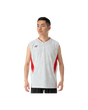 Yonex 2024 Mens Crew Neck Sleeveless Top Japan National Team 10659Y-Gray Color