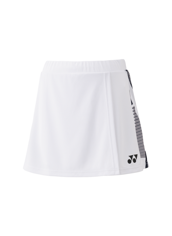 YONEX WOMEN’S SKIRT 26129 White Color (No Inner Shorts)