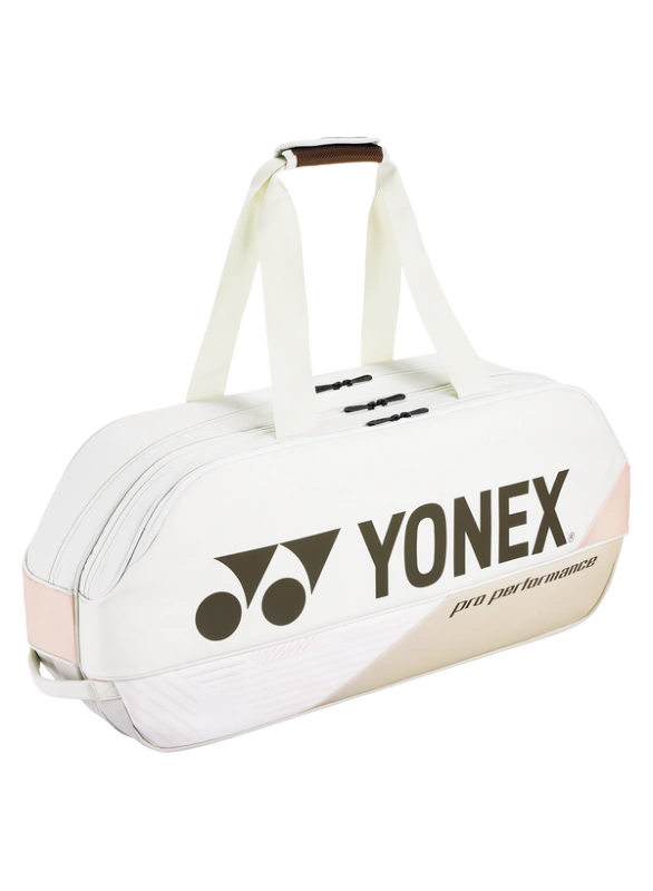YONEX 2024 PRO TOURNAMENT BAG (6PCS) Sand Beige color BA92431WEX