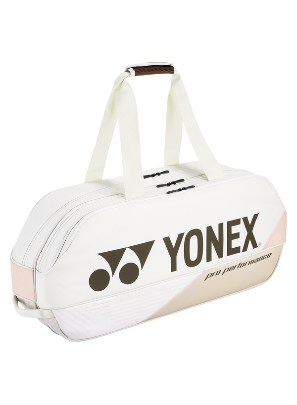 YONEX 2024 PRO TOURNAMENT BAG (6PCS) Sand Beige color BA92431WEX