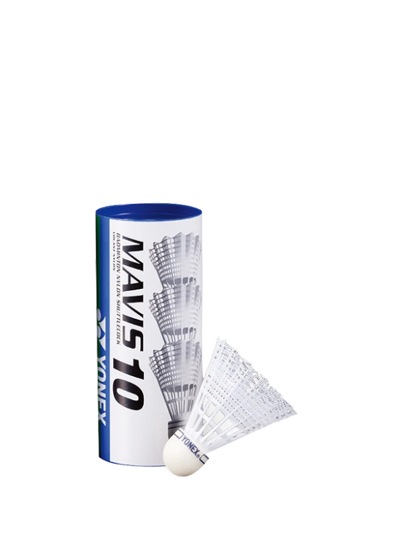 YONEX NYLON SHUTTLES MAVIS 10B  Middle(white) (3 pcs in 1 tube)