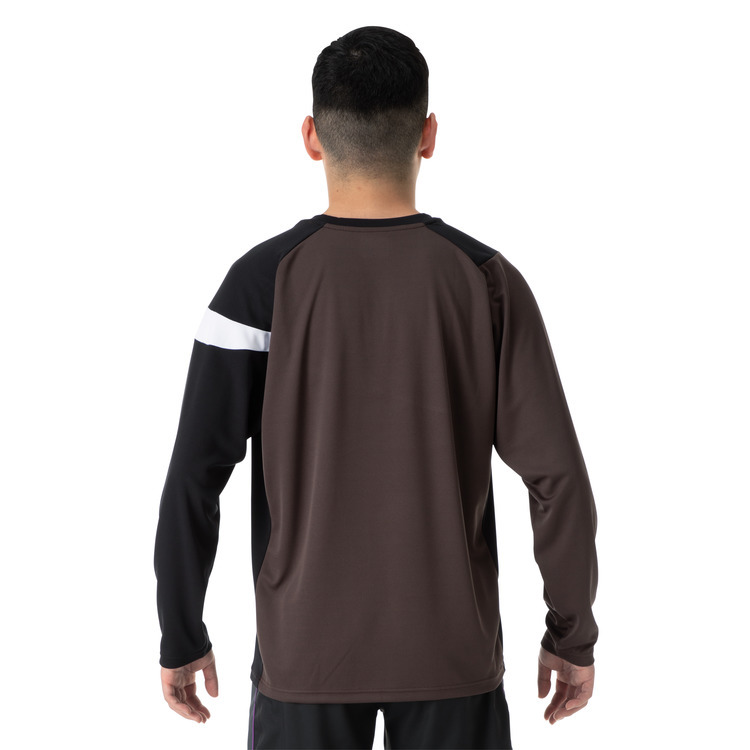 Yonex 16729Y Unisex Long Sleeve T-Shirt Chocolate Color