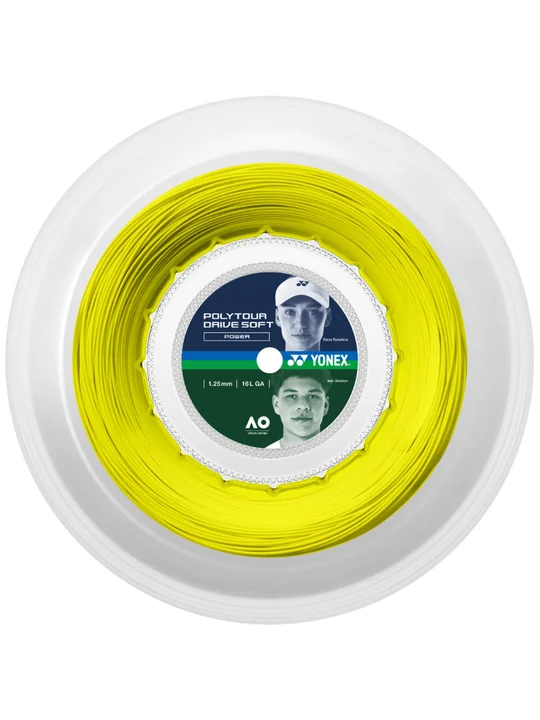 YONEX Poly Tour Pro 125/1.25/16 Tennis String 200m  Coil PTP125-2 Yellow