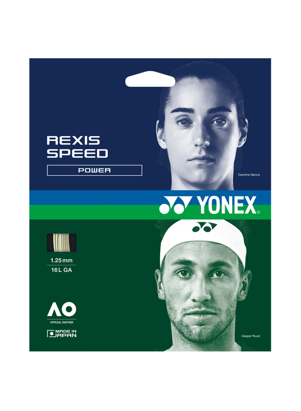 YONEX Rexis Speed 1.30/130 Tennis String Set 12m-White