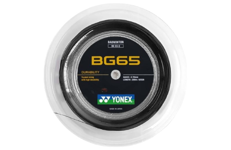 YONEX STRING BG65 Black (200m Coil)