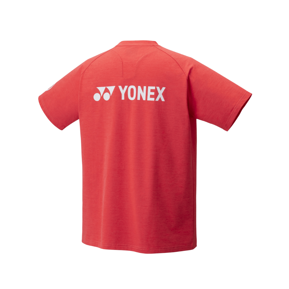 YONEX 2025 All England YOB25001EX SOUVENIR T-SHIRT-T-SHIRT-CORAL RED