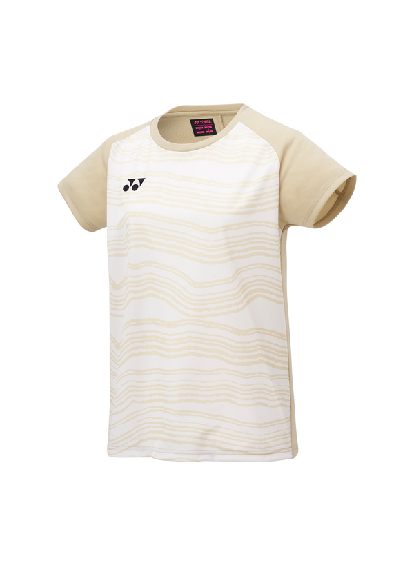 YONEX WOMEN’S CREW NECK SHIRT YW0050 Ice Beige Color