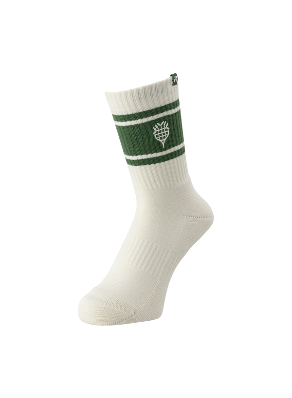 YONEX 19251EX NATURE SERIES SPORT CREW SOCKS-Ice beige