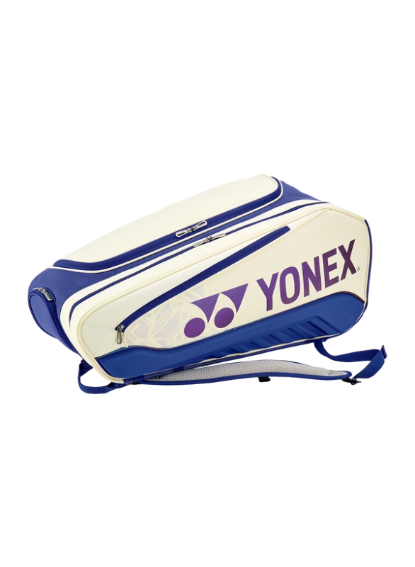 YONEX 2025 EXPERT RACQUET BAG BA02526EX White / Deep Blue Color Delivery Free