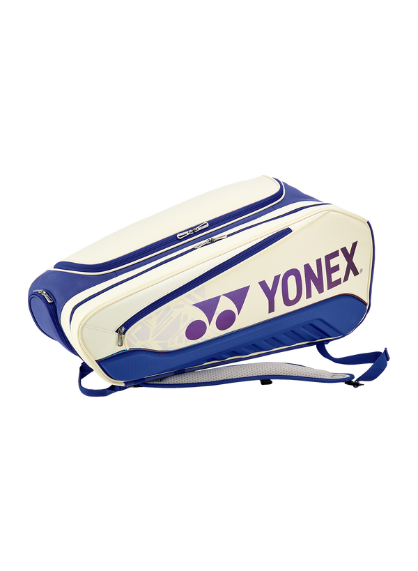 YONEX 2025 EXPERT RACQUET BAG BA02526EX White / Deep Blue Color Delivery Free