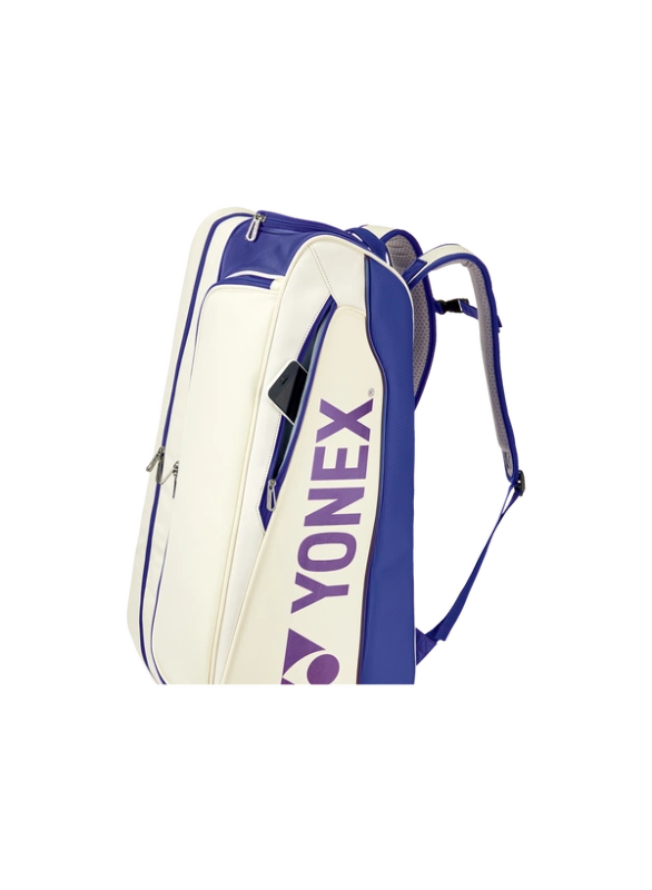 YONEX 2025 EXPERT RACQUET BAG BA02526EX White / Deep Blue Color Delivery Free