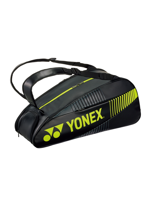 YONEX 2025 BA82426EX Active Racquet Bag  6pcs-Black / Lime Green Delivery Free