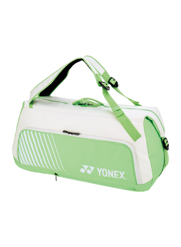 YONEX 2025 BA82436EX Active Duffel Bag-White/Green Delivery Free