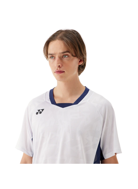 YONEX 10634EX Mens Crew Neck  Shirt-White