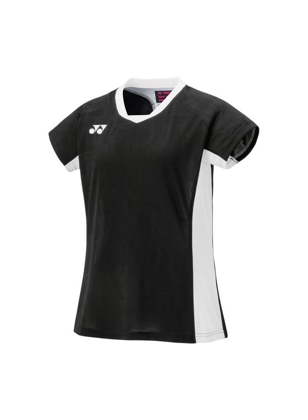 YONEX 20848EX Womens Crew Neck  Shirt-Black