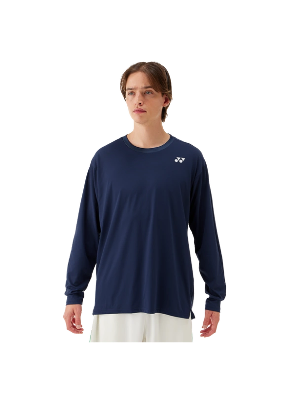 Yonex 16760EX Unisex Longsleeves T-Shirt-Dark Navy