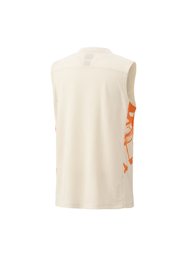 Yonex Mens Sleeveless Top 10643YX-Cream Color(Made In Japan)