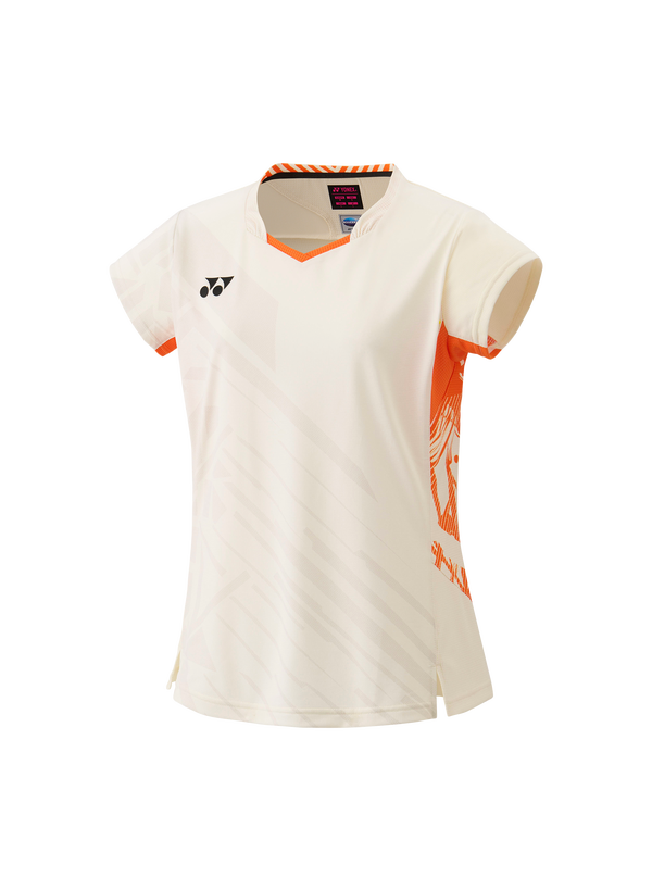 Yonex Women CREW NECK SHIRT 20858YX-Cream Color(Made In Japan)