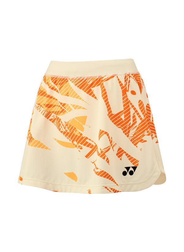 Yonex Womens Skirt (with Inner Shorts) 26157YX-Cream(Made In Japan)