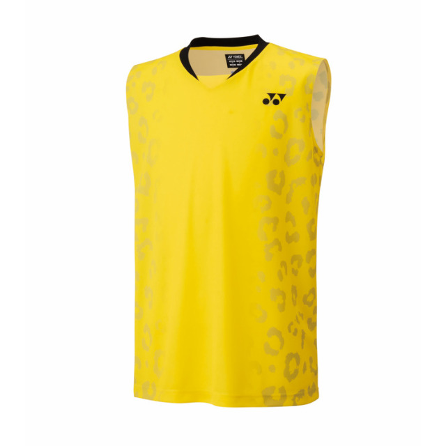 Yonex Men's Game Shirt (Sleeveless) 10696Y(Made In Japan) Yellow Color